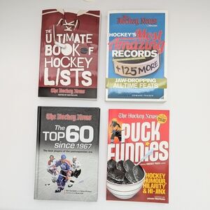 Set of 4 "The Hockey News" Books